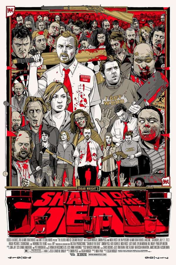 shaun of the dead mondo poster regular