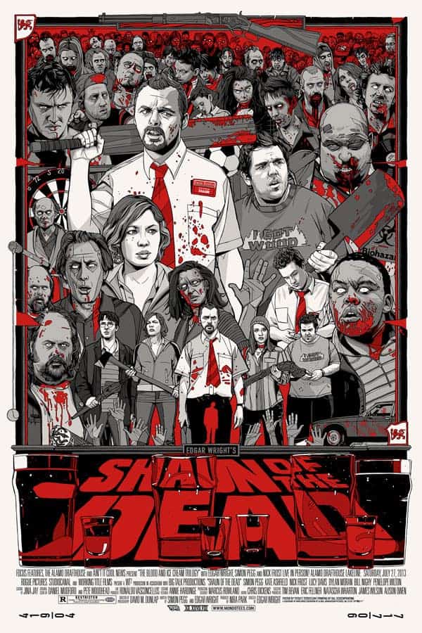 shaun of the dead mondo poster variant