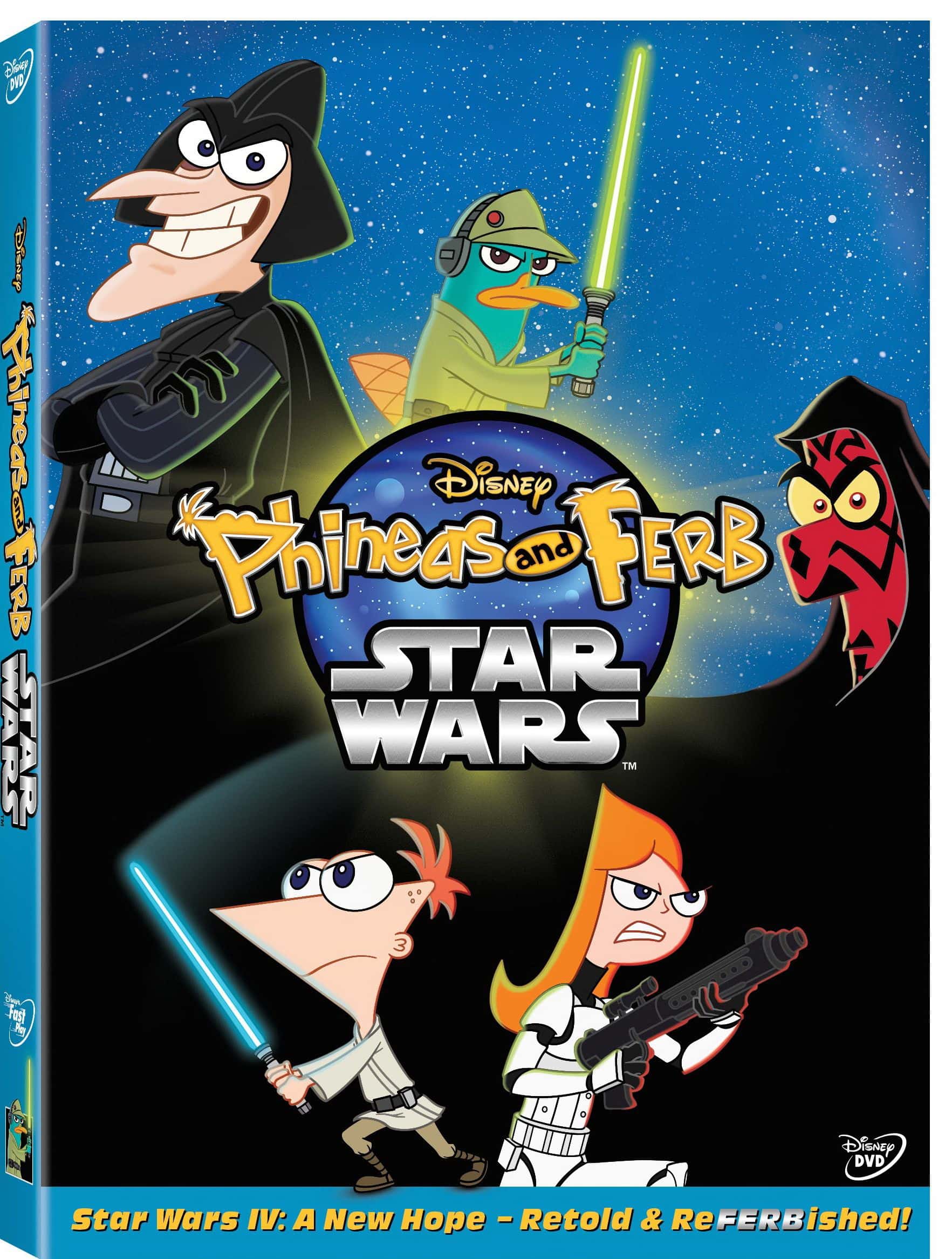 PhineaAndFerb_StarWarsDVDcover