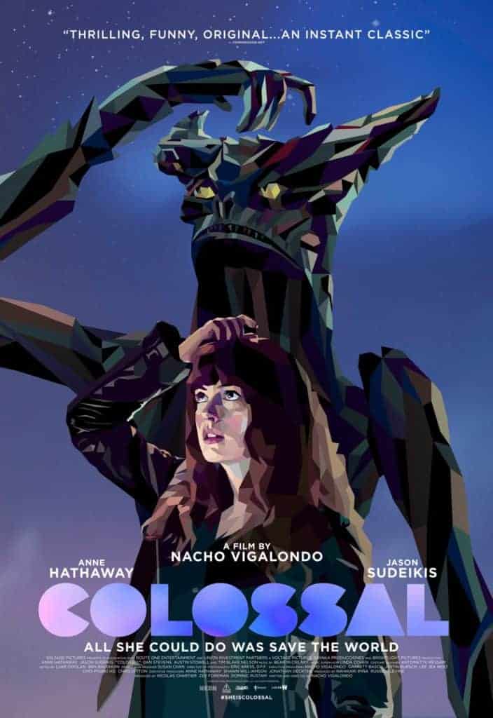 The Theatrical Poster for COLOSSAL Features a Woman and Her Monster 2