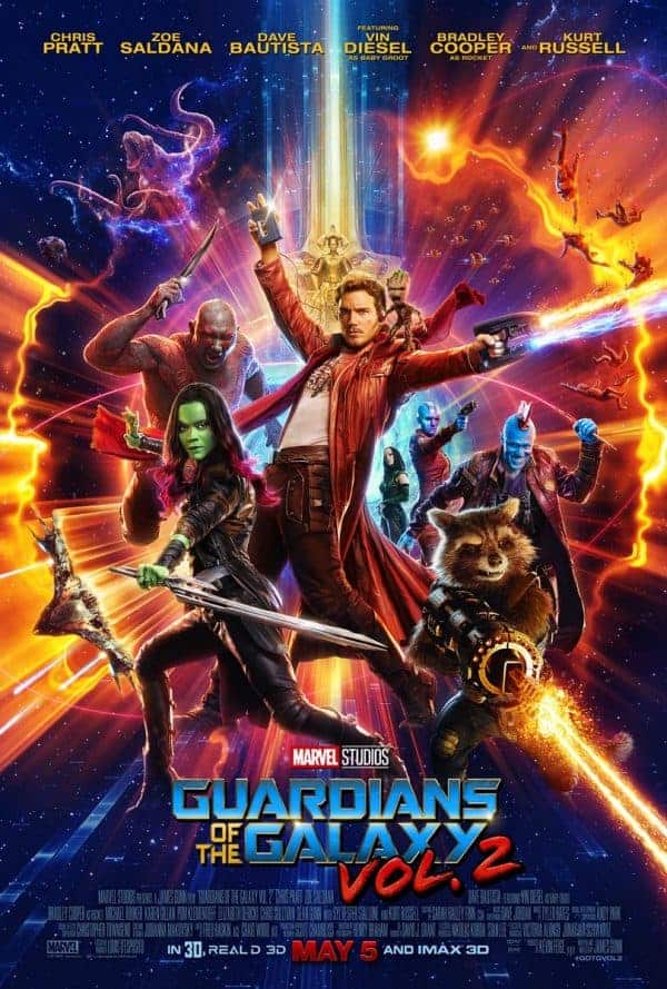 GUARDIANS OF THE GALAXY VOL. 2 Gets a New Trailer and Poster 1